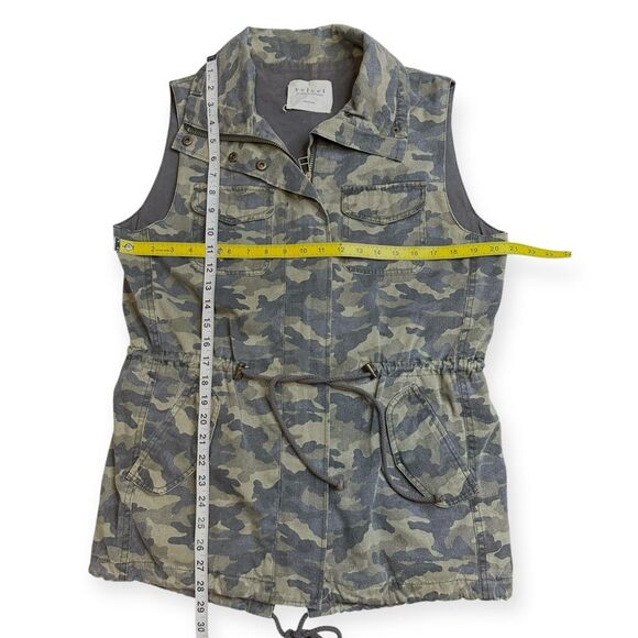 VELVET BY GRAHAM & SPENCER Women’s Camo Blair Utility Tie Waist Vest Size Medium - Picture 10 of 10